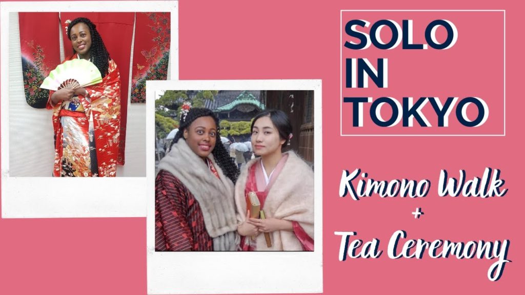 Kimono Walk + Tea Ceremony | Tokyo Solo Trip VLOG (Jan. 2020)