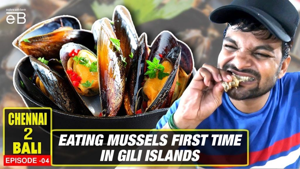 Tasting சிப்பி கறி for the First Time | EXOTIC SEAFOOD @ Gili  Islands, Bali |  Explore With Bavin