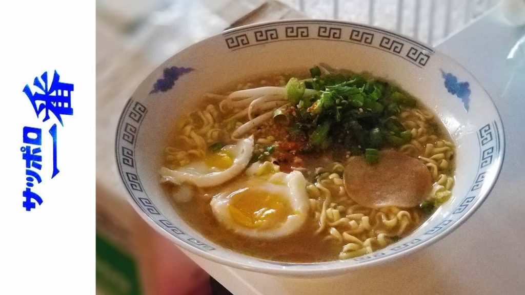 Sapporo Ichiban Yokohama Tonkotsu Shoyu Ramen - Instant Noodle Recipe Time - EP 630