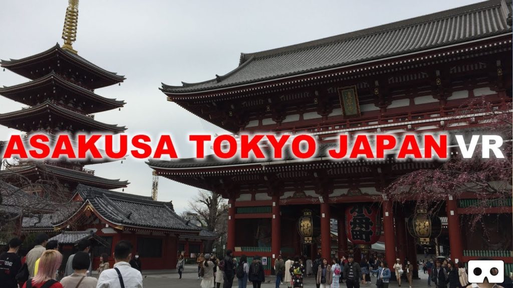 【VR360】Asakusa Sensoji Temple and Nakamise street : Tokyo  Japan virtual travel