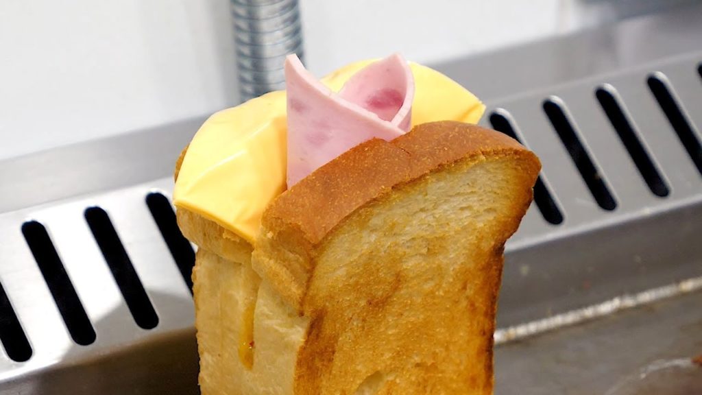 Bacon and Sausage Egg Sandwich - Korean Street Food