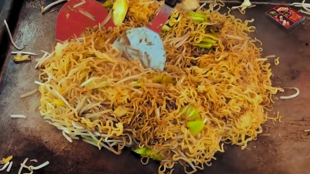 Yakisoba Japanese Street Food| 炒麵日本街邊小吃