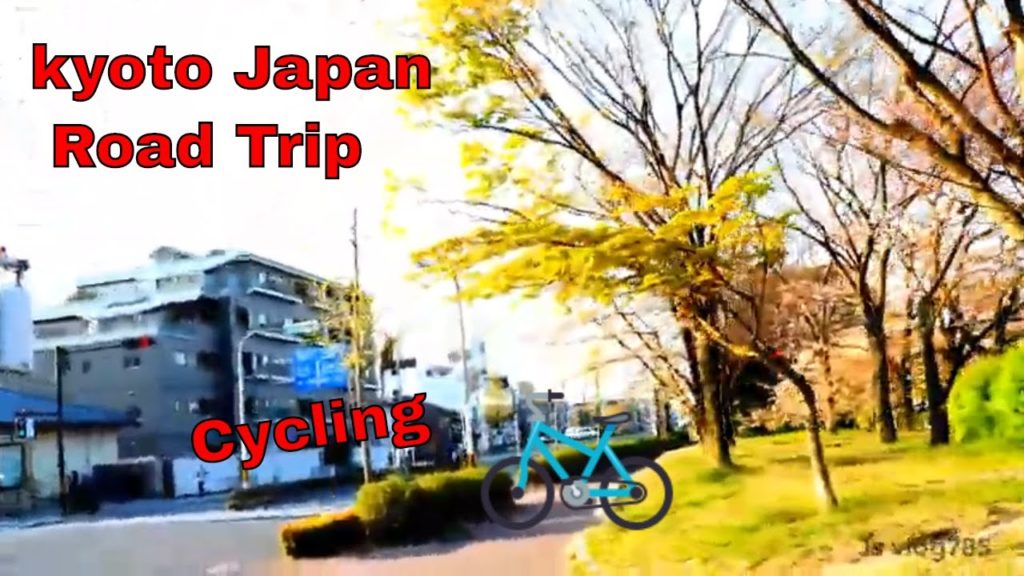 Japan Road trip| cycling in Kyoto| Beautifull city|**FULL HD VIDEO**|In the morning|