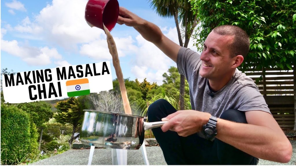 Making Indian MASALA CHAI (spiced milk tea) at home | Cooking INDIAN STREET FOOD |Quarantine cooking