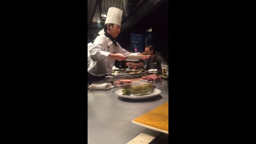 Japanese Kobe Beef Steakhouse Timelapse (slowed down)