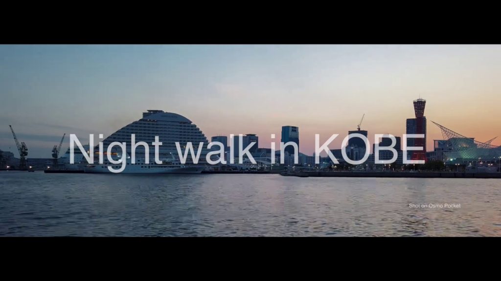 Night walk in KOBE | Shot on Osmo Pocket VLOG 05