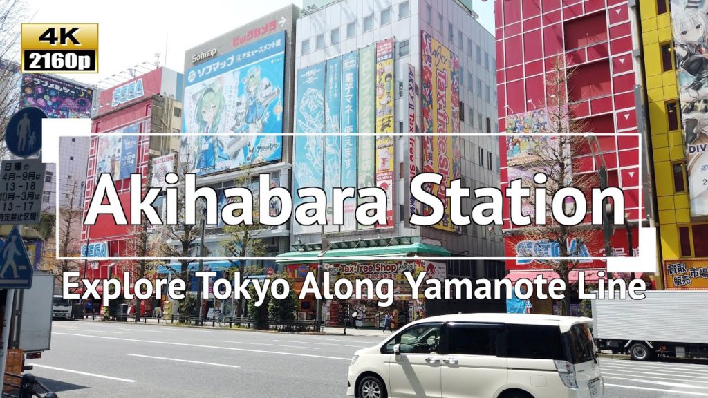 [4K] Japan - Explore Tokyo Along JR Yamanote Line: Walking to Akihabara Station