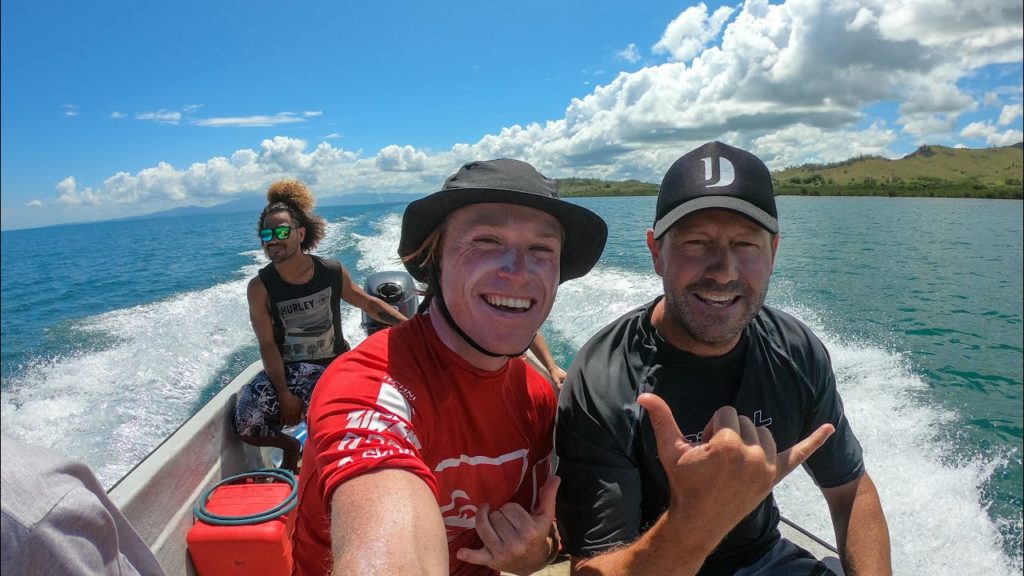Surfing Cloudbreak in Fiji // January 2020
