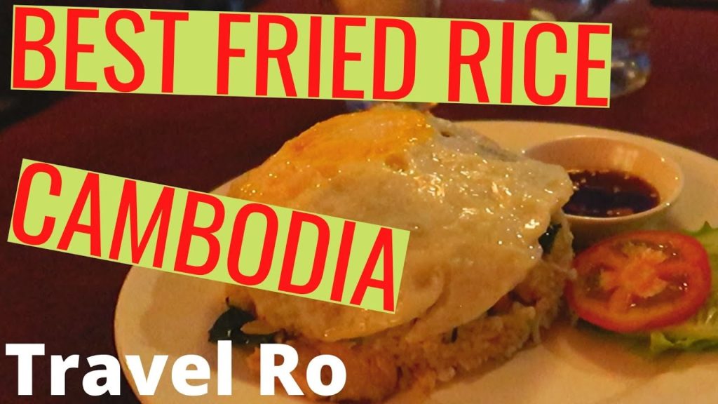 BEST KHMER FRIED RICE | CAMBODIAN FOOD| PHNOM PENH CAMBODIA | BEAUTIFUL VIEW OF THE RIVERFRONT.