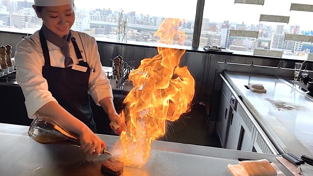 Kuroge Wagyu Teppanyaki in Nagoya - CROWN - ナゴヤキャッスル  クラウン