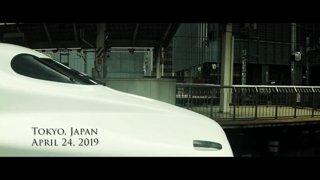 Japanese Bullet Train - Tokyo to Nagoya April 24 2019 (Cinematic)