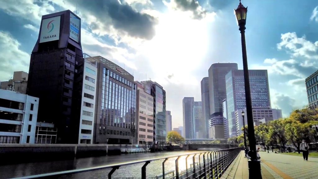 2020.4.18 Saturday Afternoon @ around Yodoyabashi in Osaka ,Japan