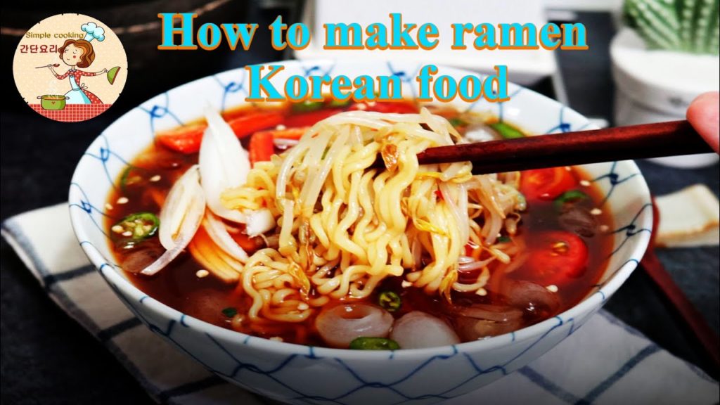 street food korean | How to make cold ramen Use cool ramen dishes Baek Jong-won recipe