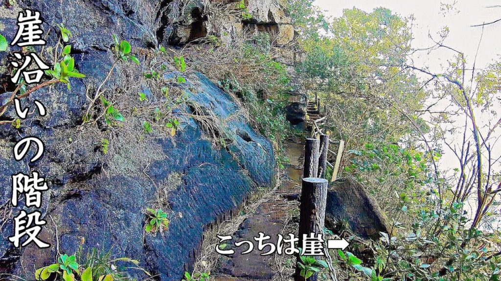 CLIMB STAIRS ALONG CLIFF !千葉県南房総市にあるキャンプ場もある大房岬公園。自然豊かな公園にある崖沿いの急な階段を登る。階段好きな方向け【Chiba Japan Travel】