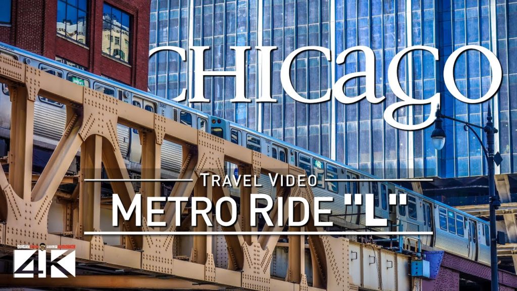 【4K】Riding the "L" in 2x Speed | Chicago, Illinois | The Loop to Western CTA | UltraHD Travel Video