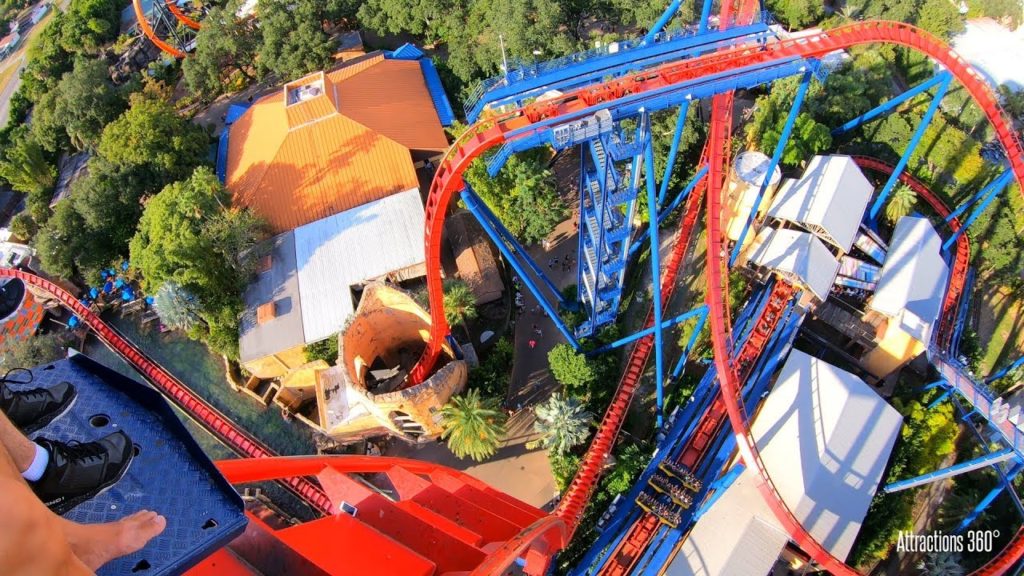 SheiKra Floorless Dive Coaster – Vertical Drop – Busch Gardens SheiKra Floorless Dive Coaster - Vertical Drop - Busch Gardens