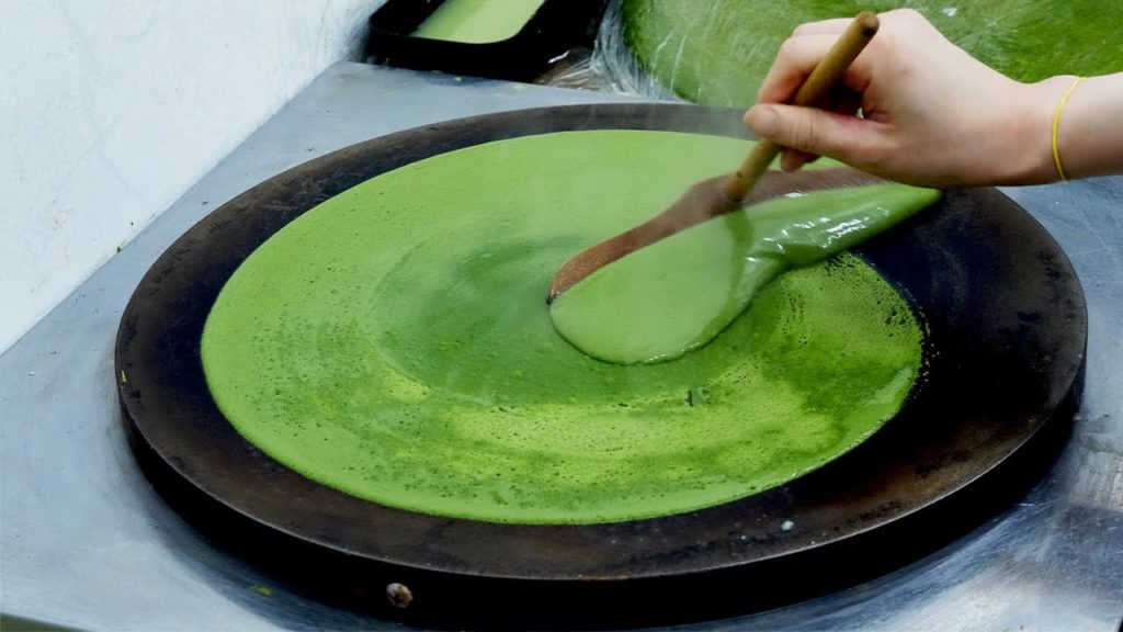 Rich Matcha Crepe "Kotobuki Seian" Vol.2 | Market in Asakusa, Japan | japanese street food Rich Matcha Crepe "Kotobuki Seian" Vol.2 | Market in Asakusa, Japan | japanese street food