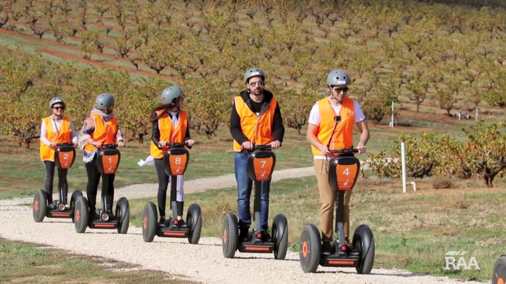 Segway Sensation SA, a unique way to tour the Barossa Valley.