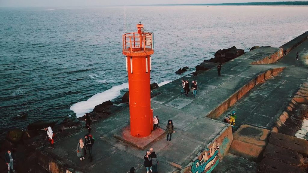 ► Latvia - Pier in Mangalsala - DJI Mavic Pro 4K