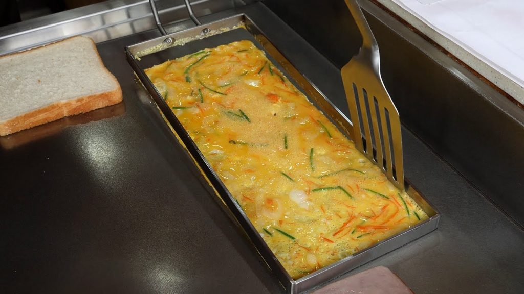 롱 에그 롤 토스트 / long egg roll toast / korean street food