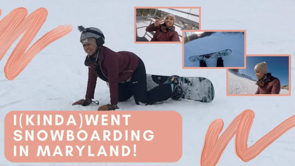 i went to maryland to try snowboarding (vlog)