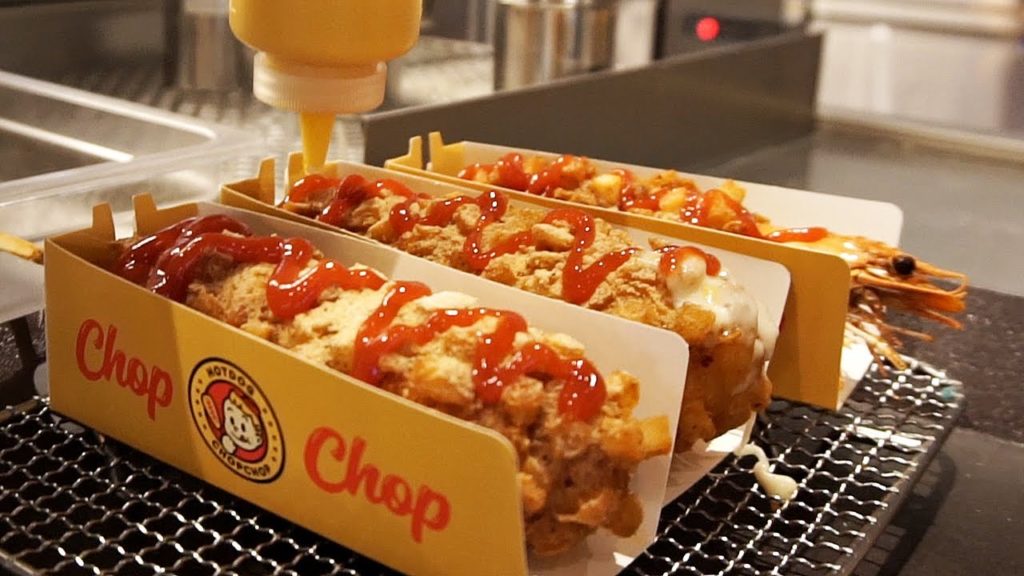 홍자매 핫도그 | 킹타이거 핫도그 | キングタイガーハットグ | Korean Hotdog - 핫도그찹찹 | Seoul, Korean street food