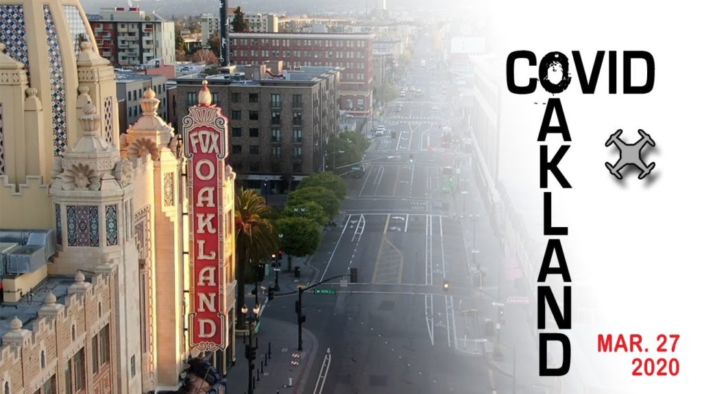 Empty Streets Due To Coronavirus, COVID Oakland