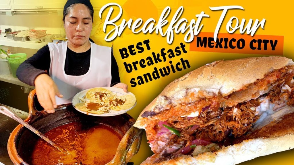 TRADITIONAL Mexican BREAKFAST in Mexico City BEST Breakfast Sandwich With La Ruta de la Garnacha