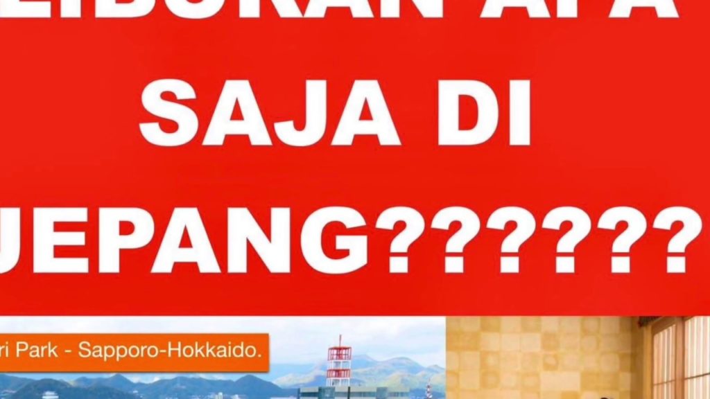 Taman Odori | Taman Megah | Sapporo, Hokkaido, Jepang.