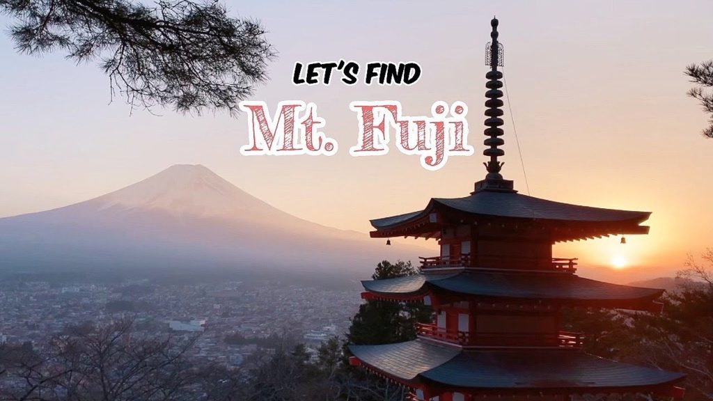 Let's find MT. FUJI | AforAlyce