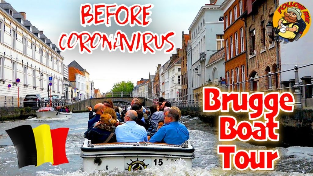 BRUGGE CANAL TOUR BEFORE CORONAVIRUS