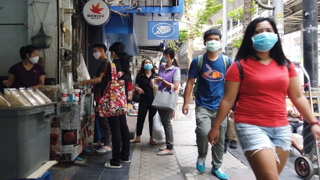 [4K] Bangkok Walking Tour | Silom in the Morning, Thailand 2020