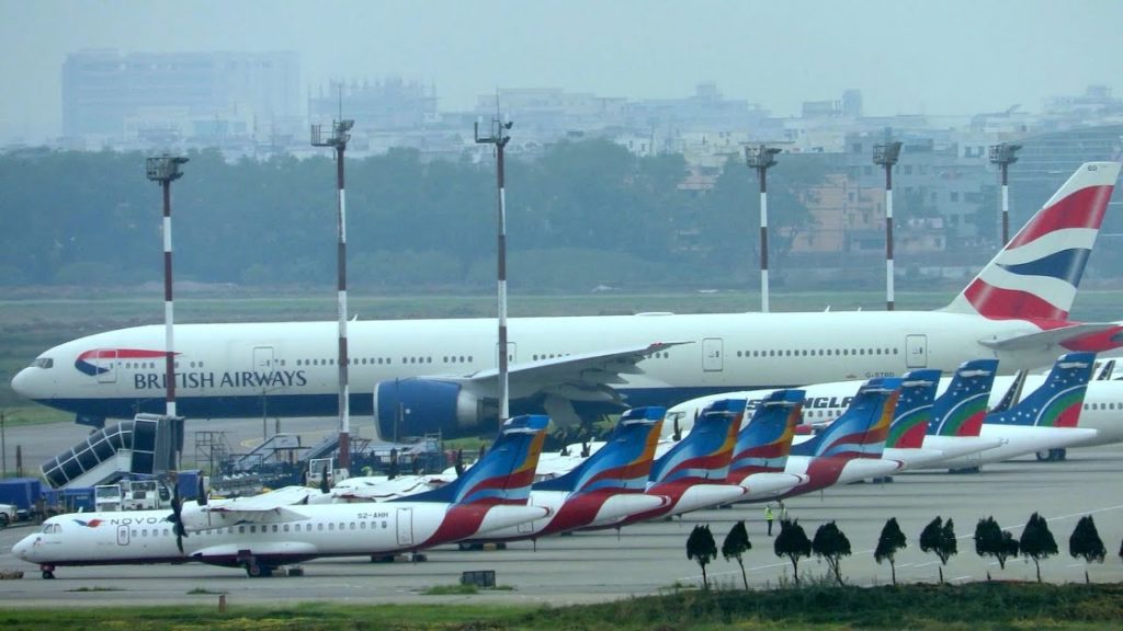 British Airways Boeing 777 Startup Taxi Takeoff with ATC