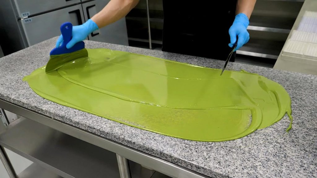 Handmade Chocolate Making (Green tea Chocolate) - Chocolate Factory in Korea