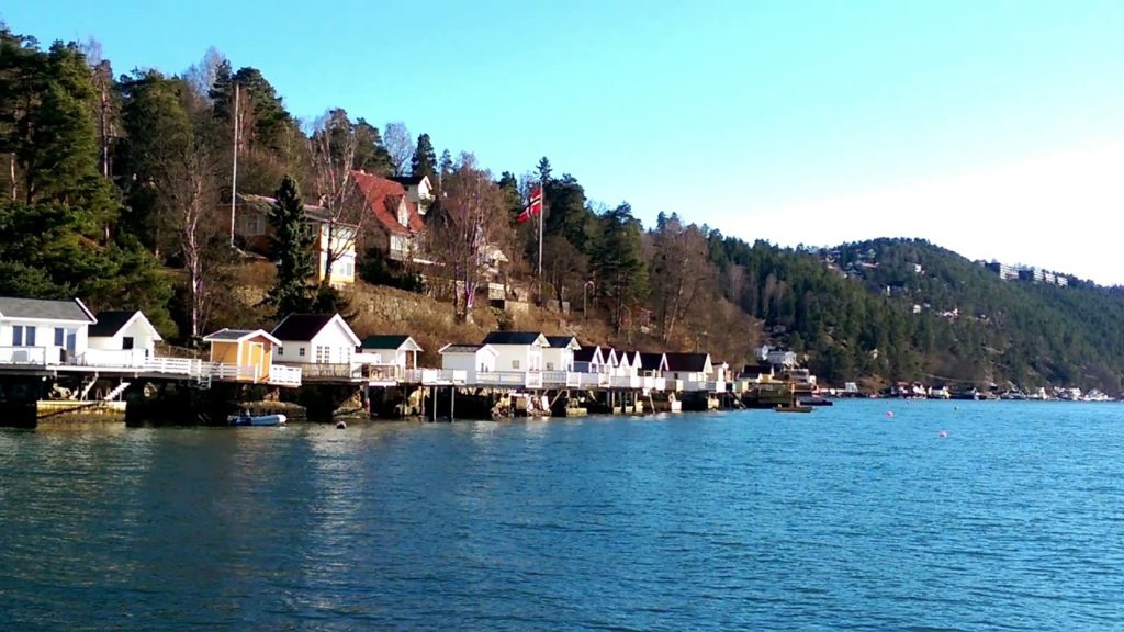 Boat Trip down the fjord of Oslo, Norway.