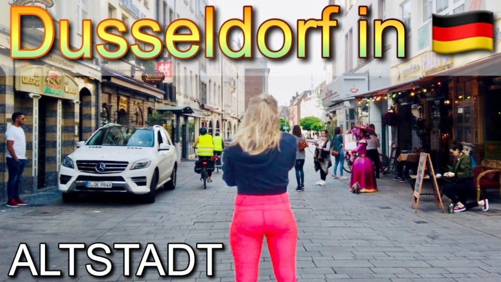 Walking in Dusseldorf Germany - Altstadt during COVID19