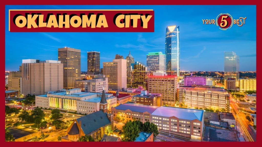 OKLAHOMA CITY Downtown + OKC Bricktown 4K Drone Video