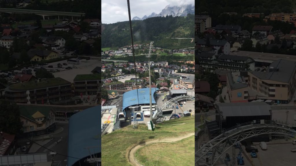Schladming Austria cable car view