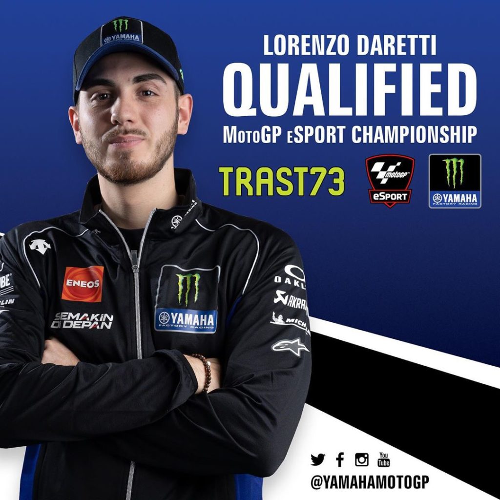 Good job, @73trast! 
.
Our @motogpesport rider has made it through the Pro Draft...