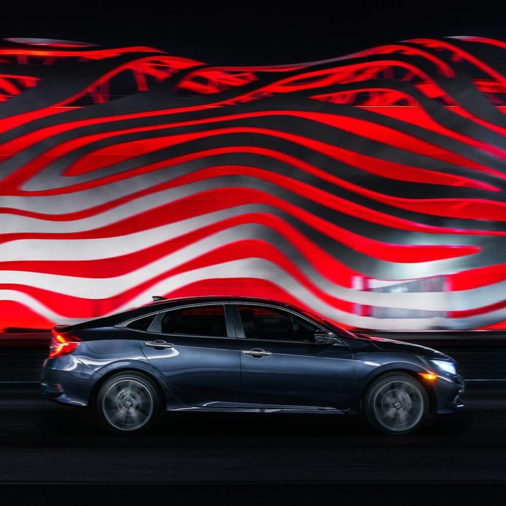 Designed to intrigue. #HondaCivic...