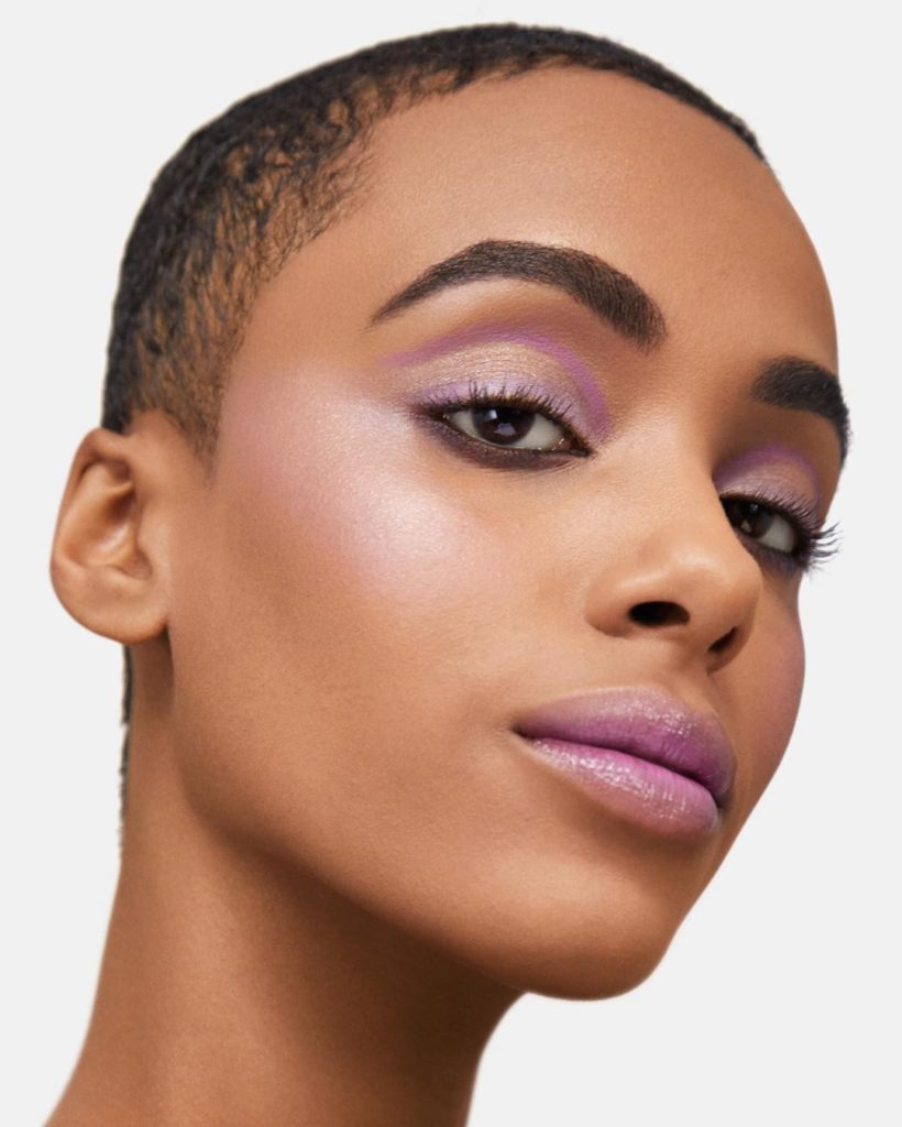 A vision in violet. Our SHISEIDO muse wears KajalInk Artist in Lilac Lotus, Inne...