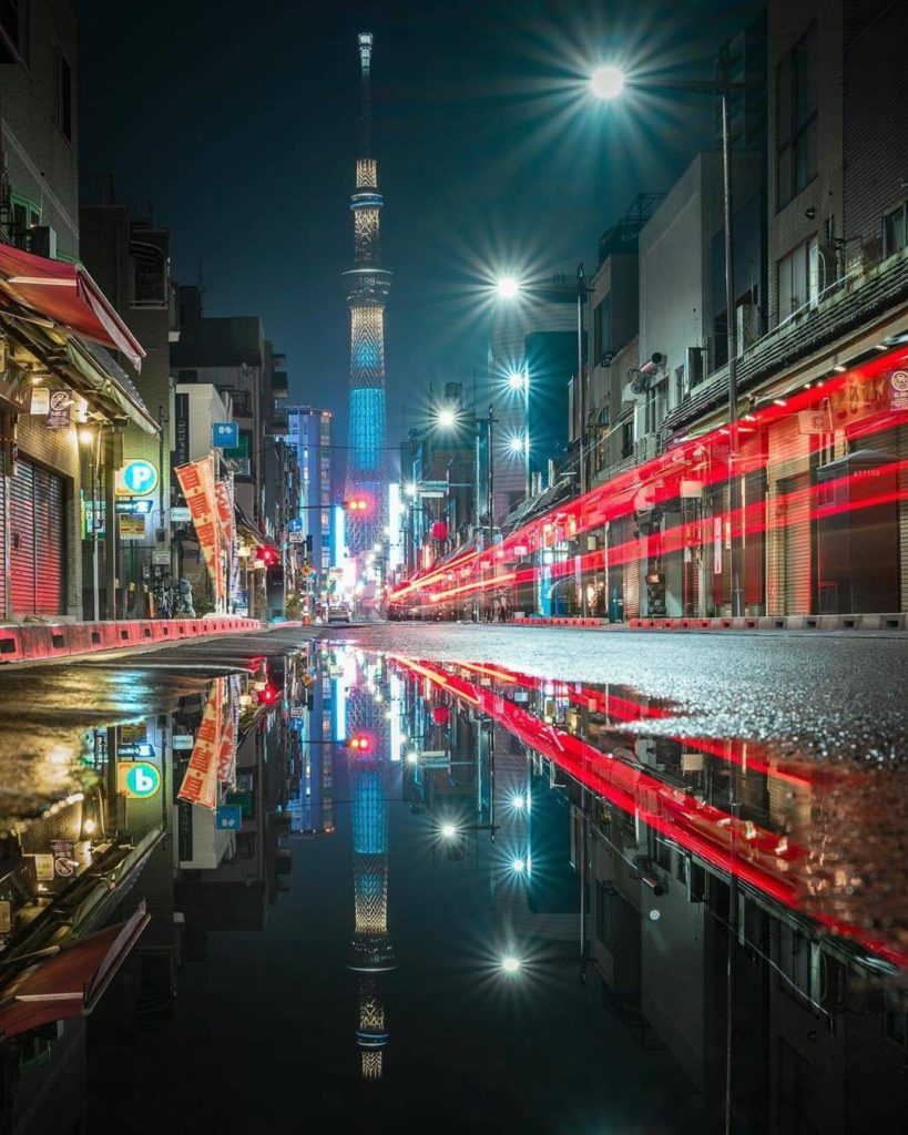 Japan Travel: Love a good rainy day reflection shot! This is the Kappabashi area of Tokyo – a … Love a good rainy day reflection shot! This is the Kappabashi area of Tokyo - a ...