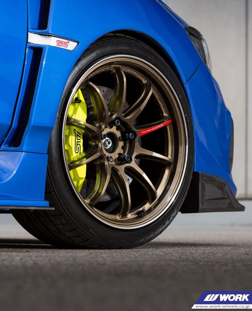 @rowen_jp Subaru STI on NEW WORK Emotion ZR10 #artofwheel #zr10...