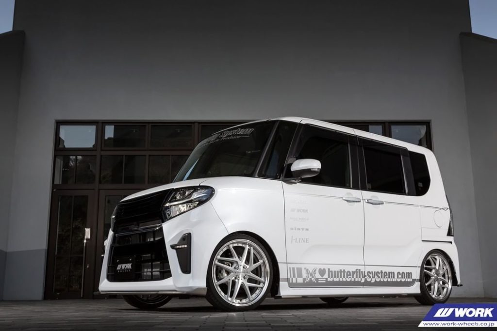 BUTTERFLY SYSTEM @bs_ryuji Daihatsu Tanto on NEW WORK Rizaltado Mesh2 #artofwhee...
