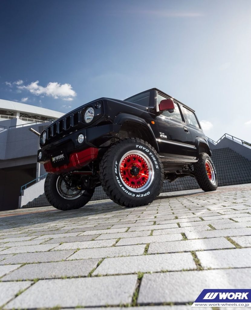 TAKE AUTO Suzuki Jimny on NEW WORK Crag Galvatre #artofwheel #craggalvatre @toyo...