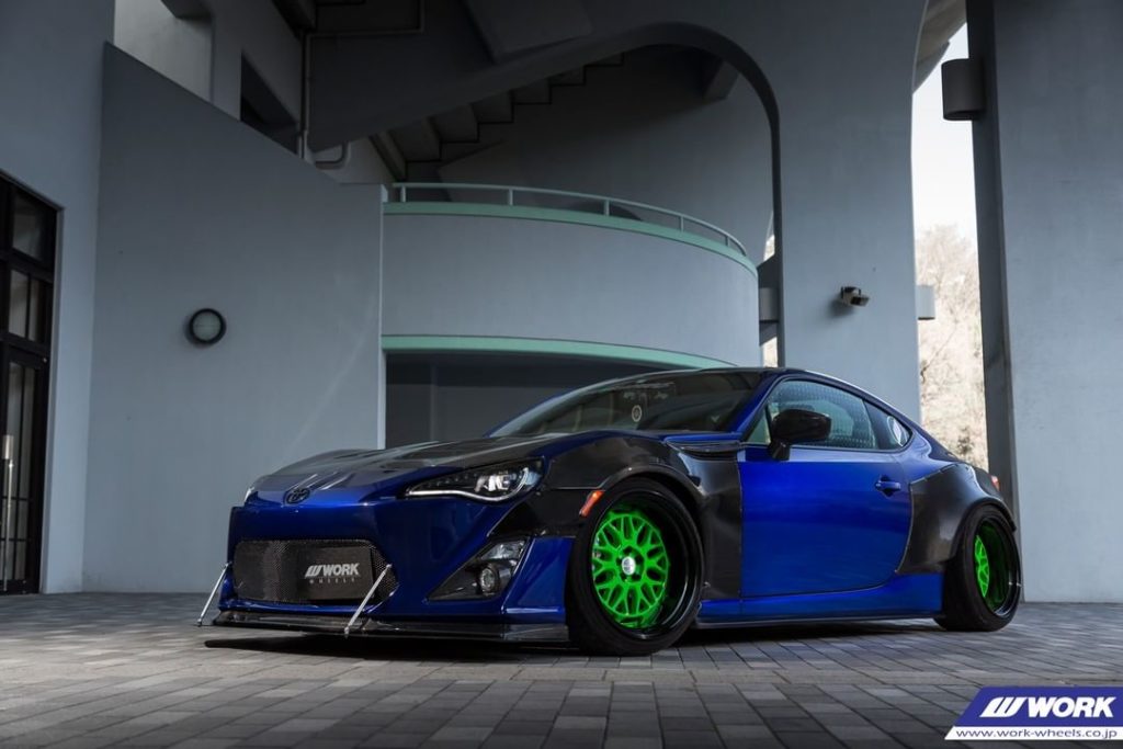 70 MOTORING Toyota 86 on WORK Seeker MX #artofwheel #seekermx @emiiiiii86...