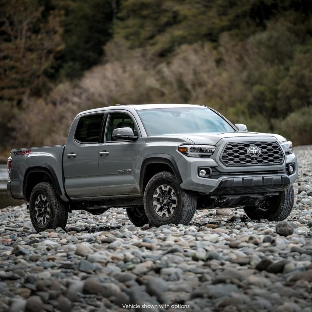 Challenging terrain? No problem! #Tacoma TRD Off-Road...