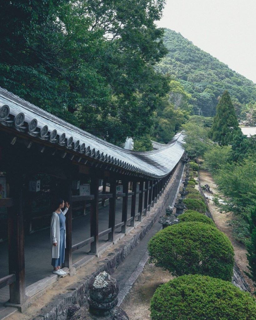 The beauty of nature and man made elements combine so gracefully at Kibitsu Shri...