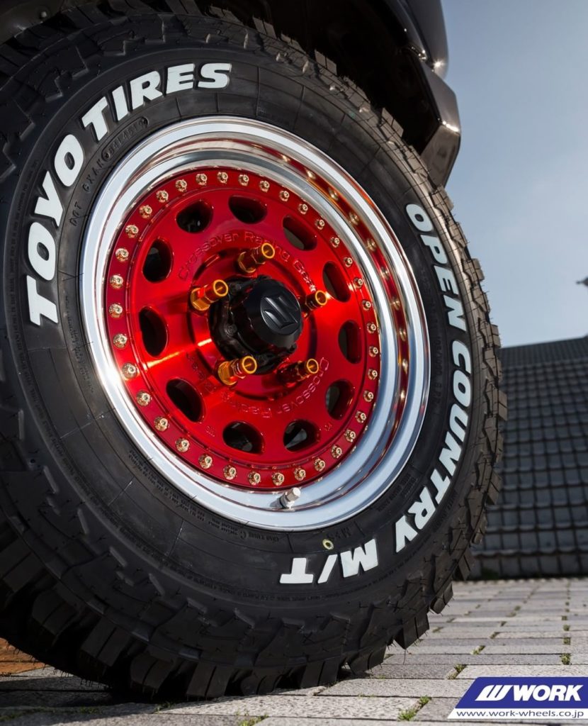 TAKE AUTO Suzuki Jimny on NEW WORK Crag Galvatre #artofwheel #craggalvatre @toyo...