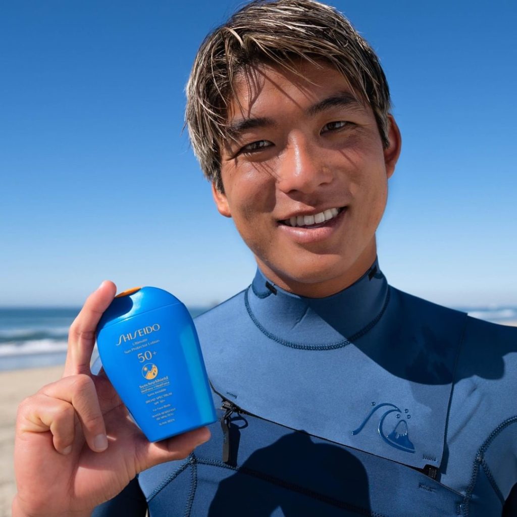 Meet #ShiseidoBlue Ambassador, world-class professional surfer Kanoa Igarashi! @...